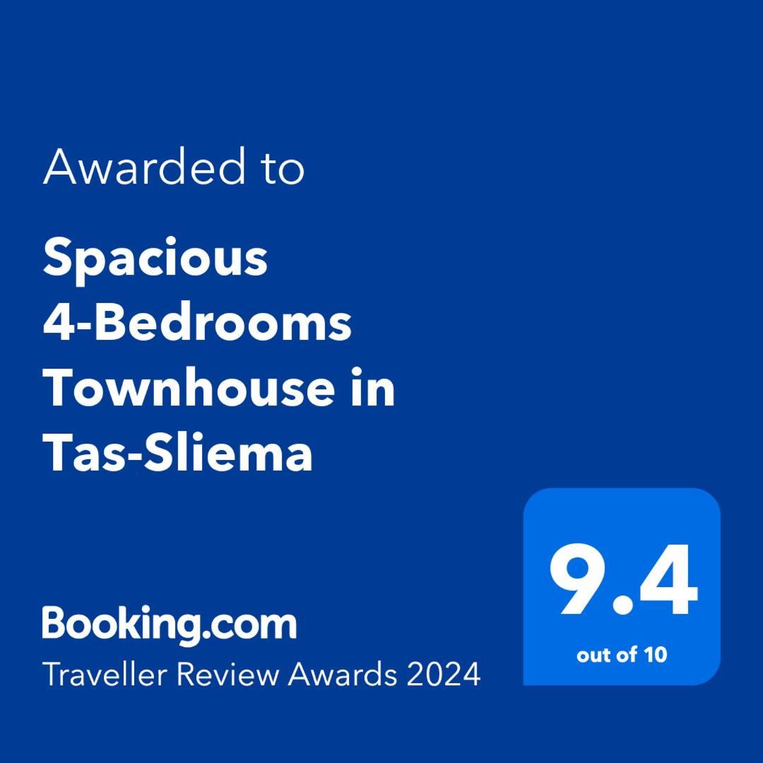 Spacious 4-Bedrooms Townhouse In Tas-슬리에마 외부 사진